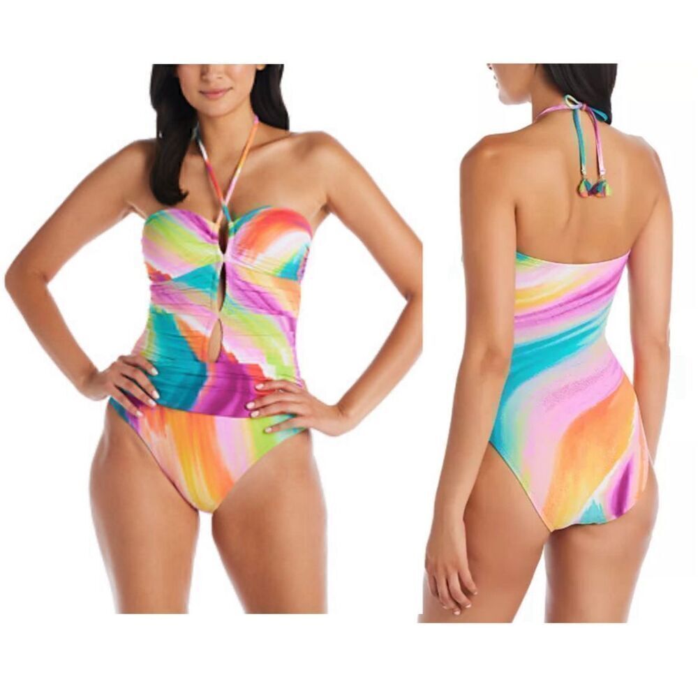 BLEU BY ROD BEATTIE Women's Splash Out One-Piece Swimsuit